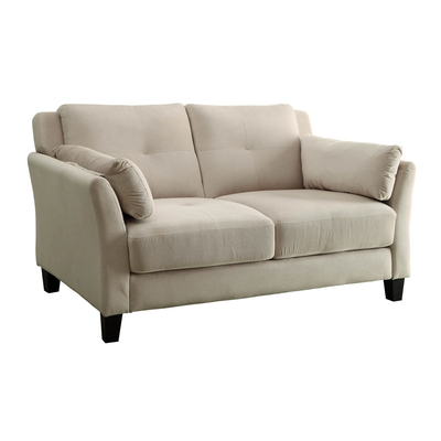 Un ensemble de canapés en 3 pièces, flanelle beige