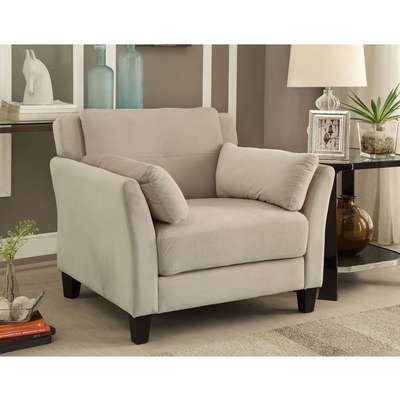 Un ensemble de canapés en 3 pièces, flanelle beige